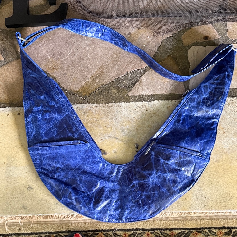 Blue Sash Bag Cross-body Bag
